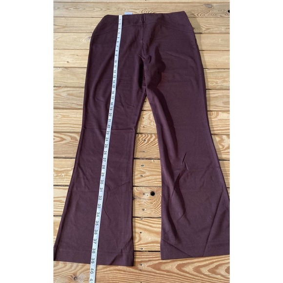 NEW Joan Rivers Full Length Bootcut Pants Size Small Women’s Espresso Pull On - Picture 4 of 8